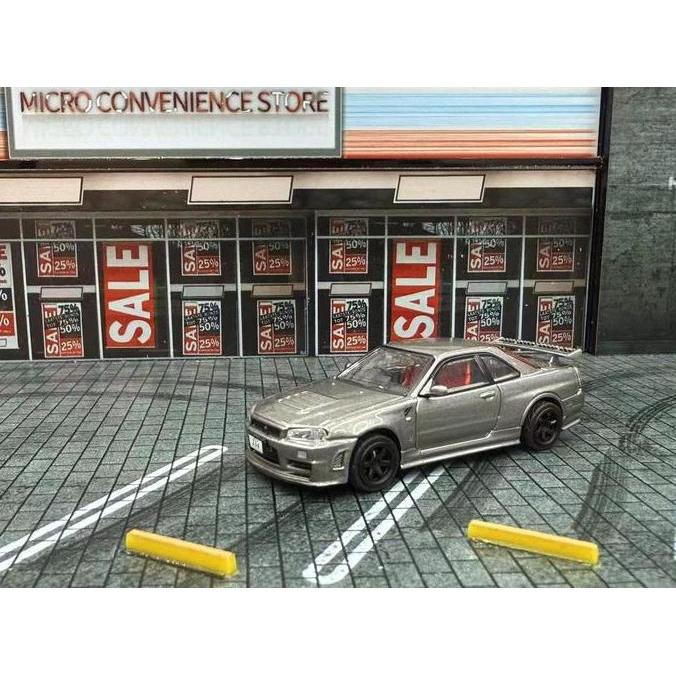 SHADOW NISSAN GTR Z-TUNE R34 GREEN PURPLE GREY - LL-044-233 LL-044-234 LL-044-235 - DIECAST MOBIL MO