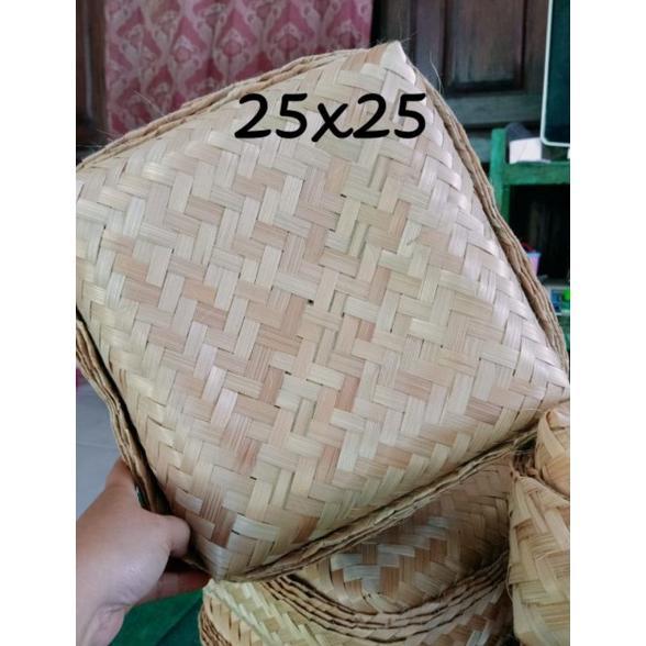 Asli Supplier Besek 25X25 Besek Jumbo Besek Walet Bakul Bambu