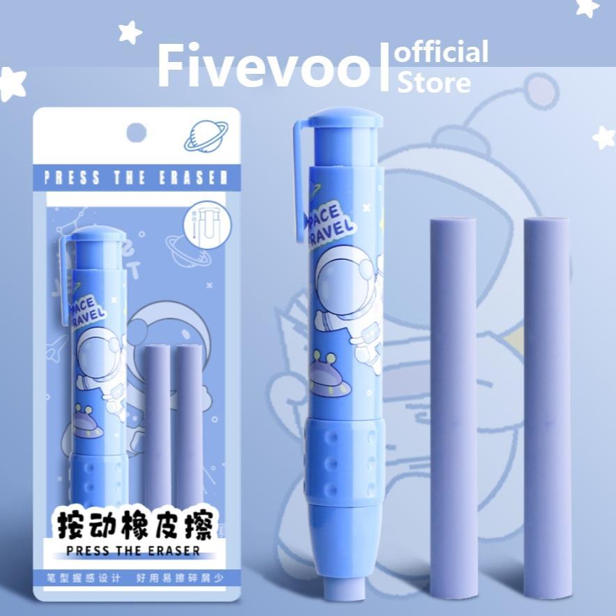 FIVEVOO Penghapus Pensil / Penghapus Mekanik Kartun/Penghapus Pensil Karakter / Penghapus Pensil