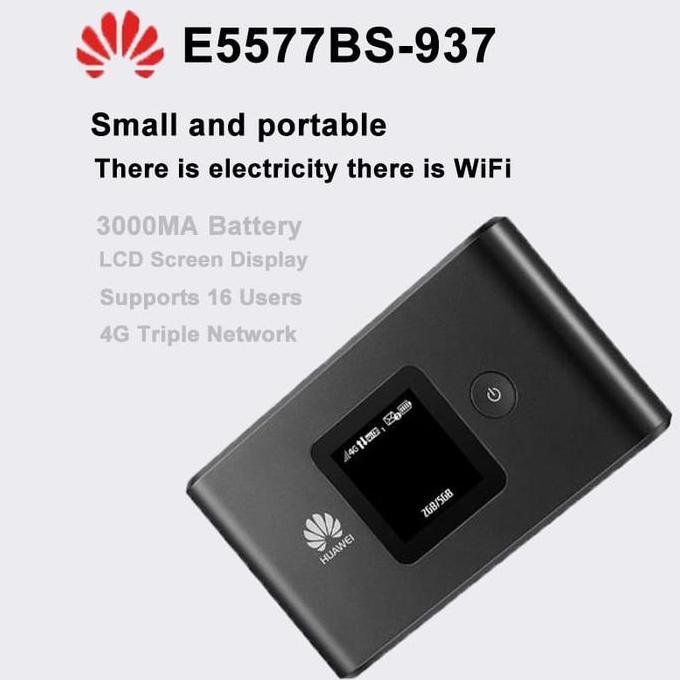 Collegare- Modem Wifi 4G Lte Router Mifi Huawei E5577 [Max2] 3000Mah