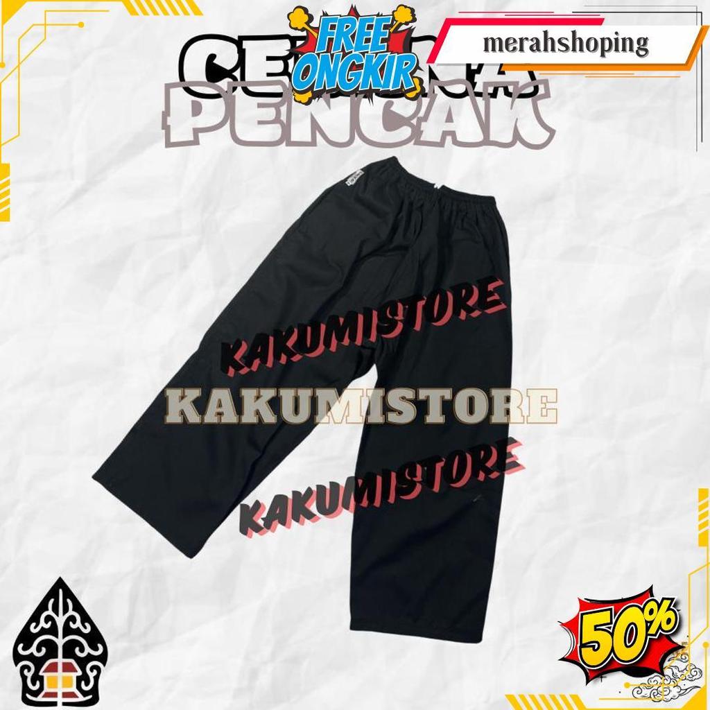 Celana Pencak Celana Silat Komprang Hitam Anak Dewasa Lagi Trending