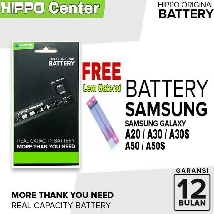 BATERAI HIPPO Compatible SamSung A20 , A30 , A30S , A50 , A50S Baterai Samsung