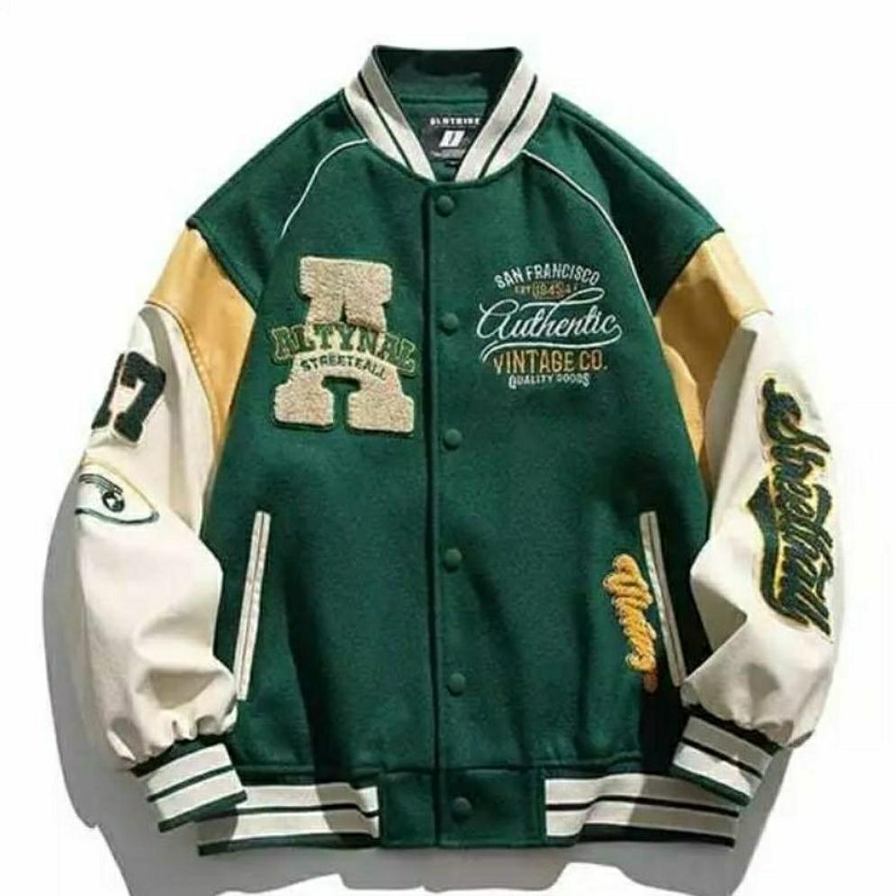 Diskon Jaket Baseball Akaily Versity