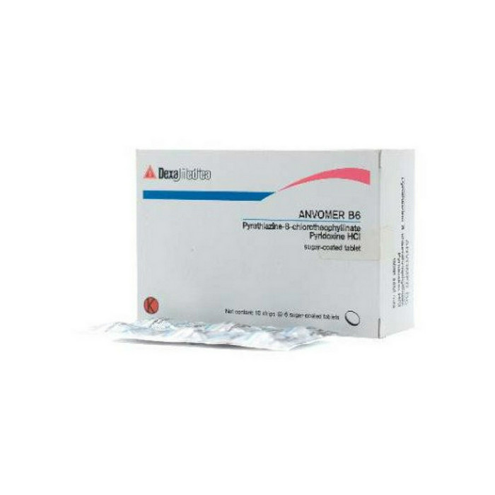 ANVOMER B6 1 STRIP @ 6 TABLET SALUT GULA