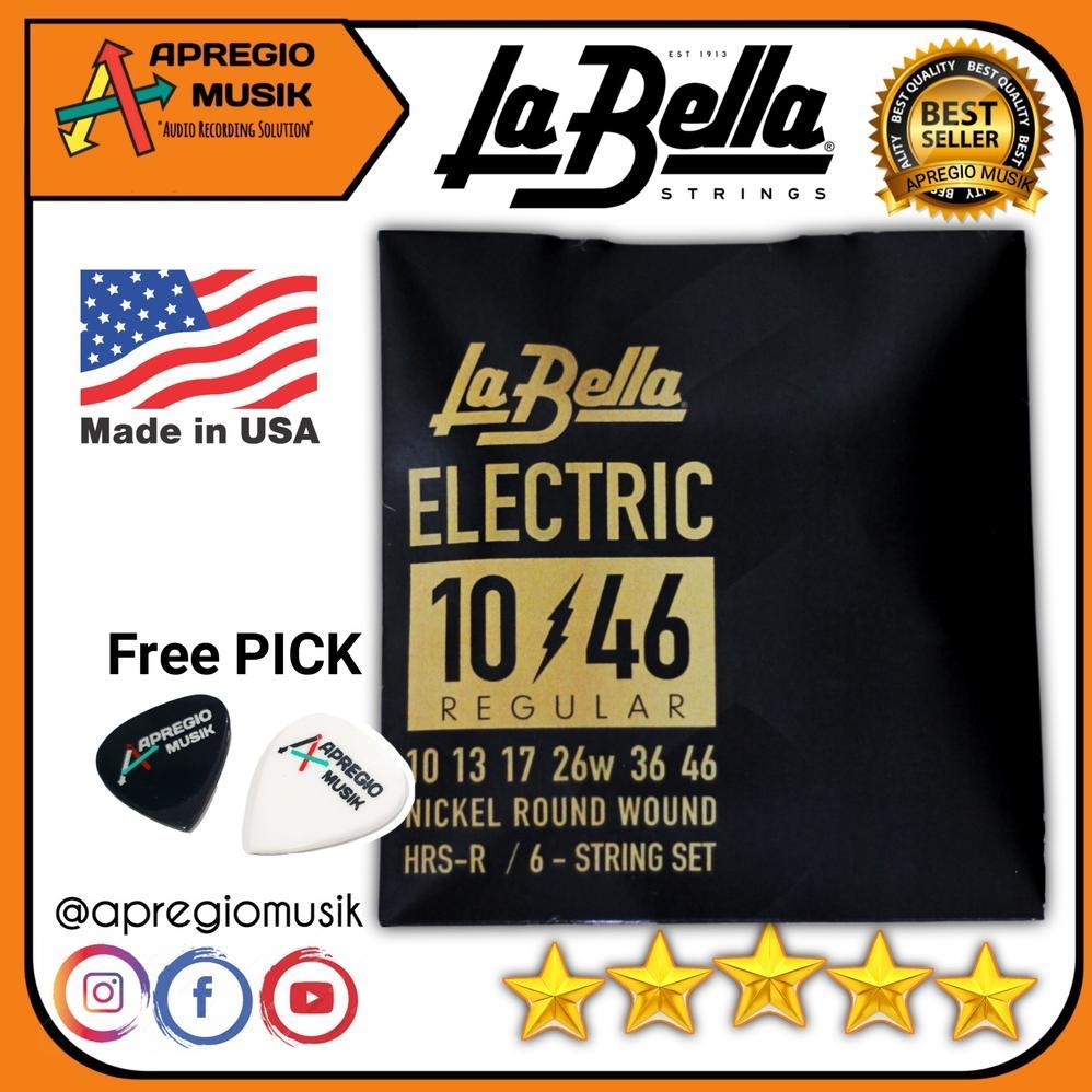 La Bella LABELLA STRING ELECTRIC HRS Senar gitar Elektrik ORIGINAL USA