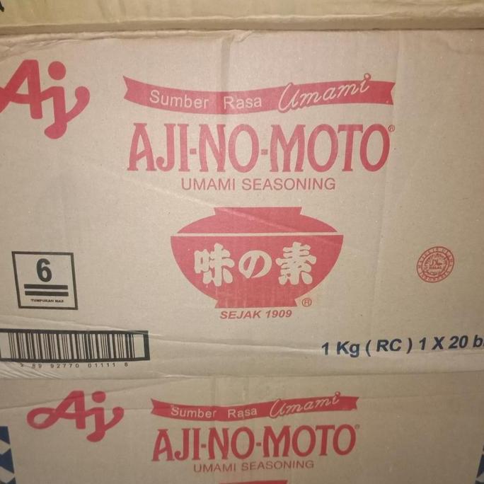 Penyedap Rasa Ajinomoto 1 kg x 20 pcs Per Dus