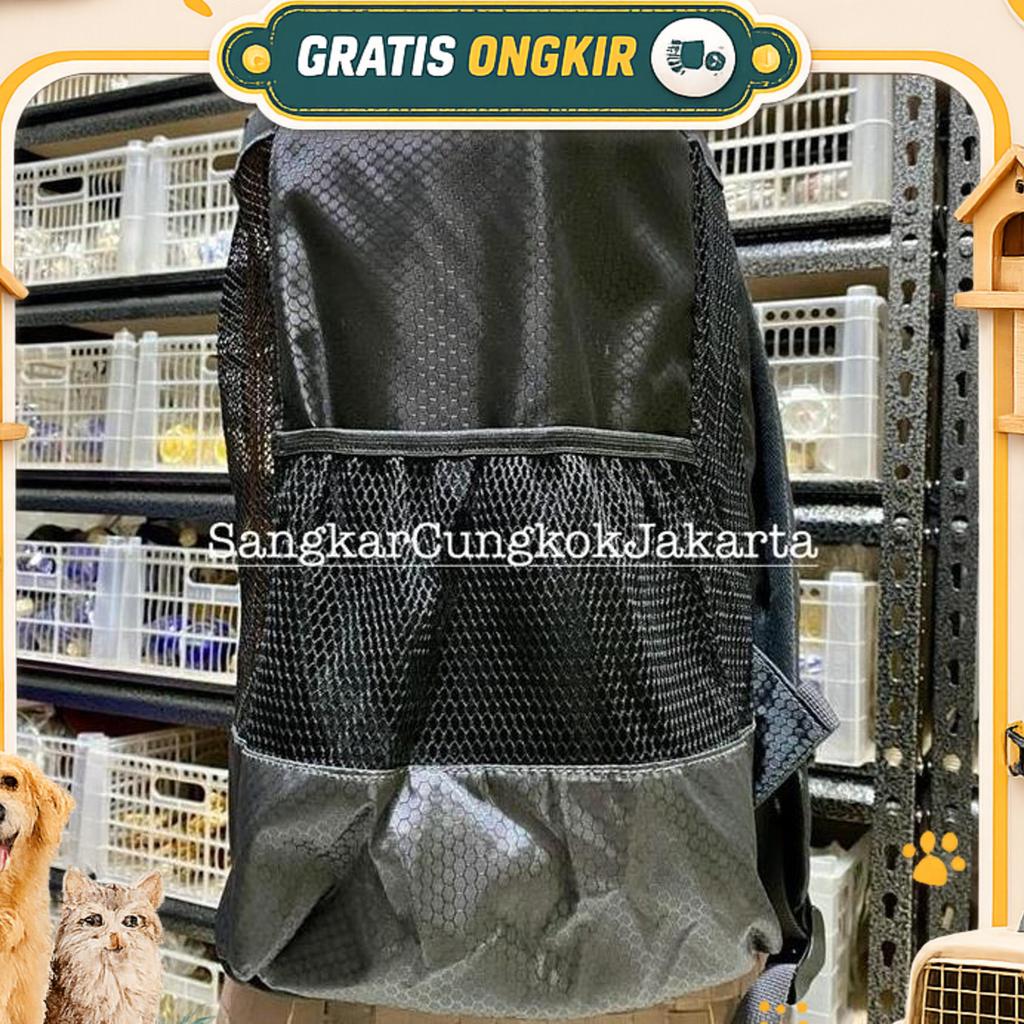Tas Sangkar Cungkok D22 Longchim Pleci Auriventer Mata Puteh Isi 2