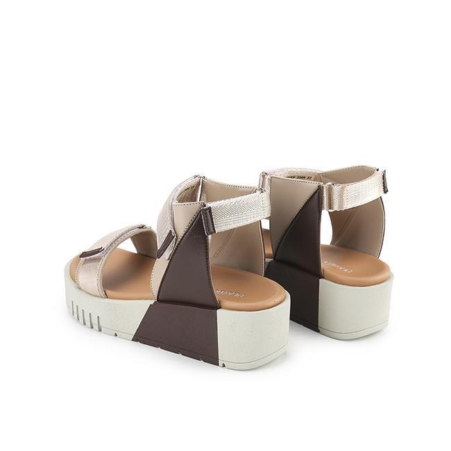 Bisa Cod - Playboy Sandal Wanita Athea In Cream/Coffee Pc0096Cr/Cf