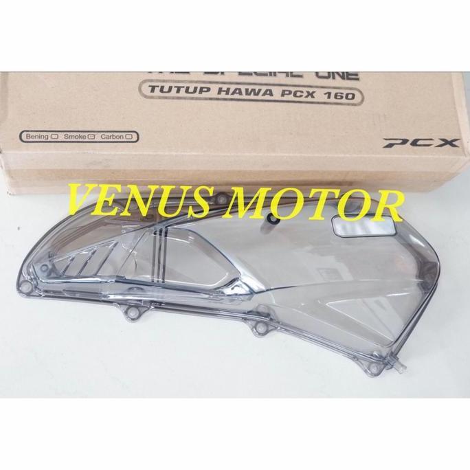Cover Tutup Filter Saringan Udara Transparan Smoke PCX 160