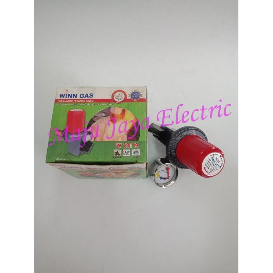 Regulator Gas TEKANAN TINGGI Winn Gas W181M Meter W 181 M W181