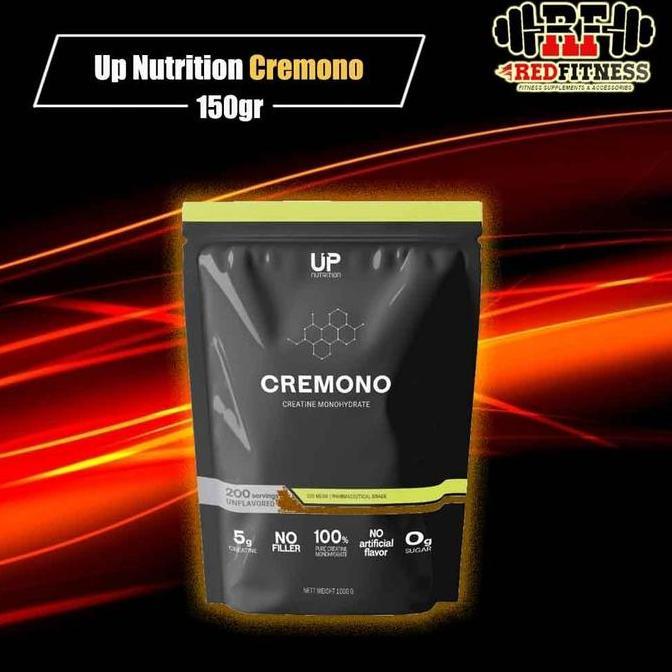 Up Nutrition Cremono Creatine Monohydrate (150Gr, 300Gr, 1000Gr) / 1 Kg Bpom
