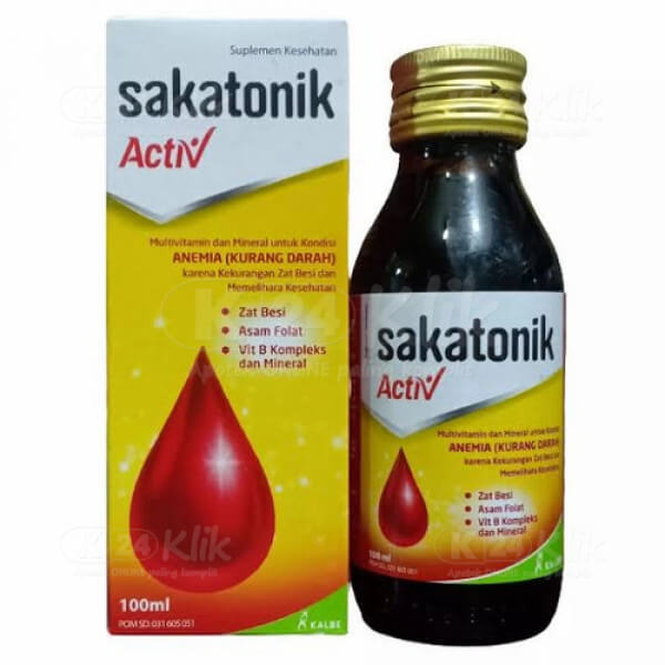 Sakatonik Activ Multivitamin Zat Besi