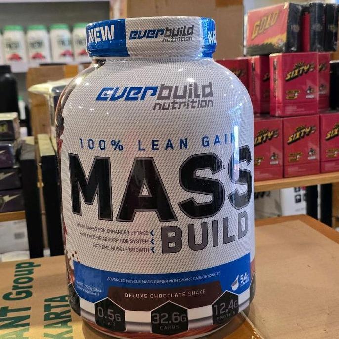 Mass Build Massbuild Everbuild Lean Gainer  Bpom Halal 6Lbs 6 Lbs Lb Mass Gainer