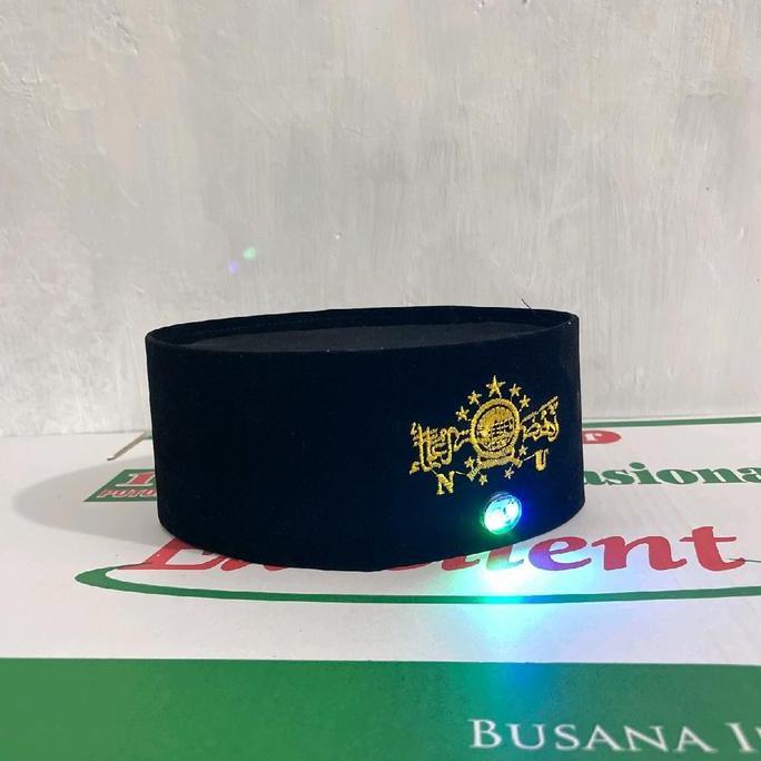 Garsi.Idoc - Peci Nu Anak Led + Peci Songkok Kopiah Nu Bisa Menyala + Peci Nu Bordir