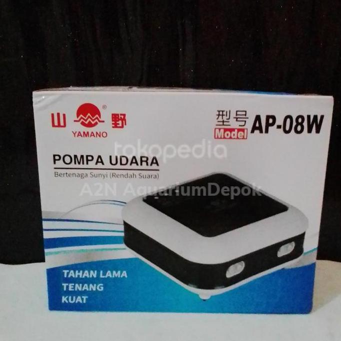 NEW Yamano Air Pump AP-08W 4 Lubang