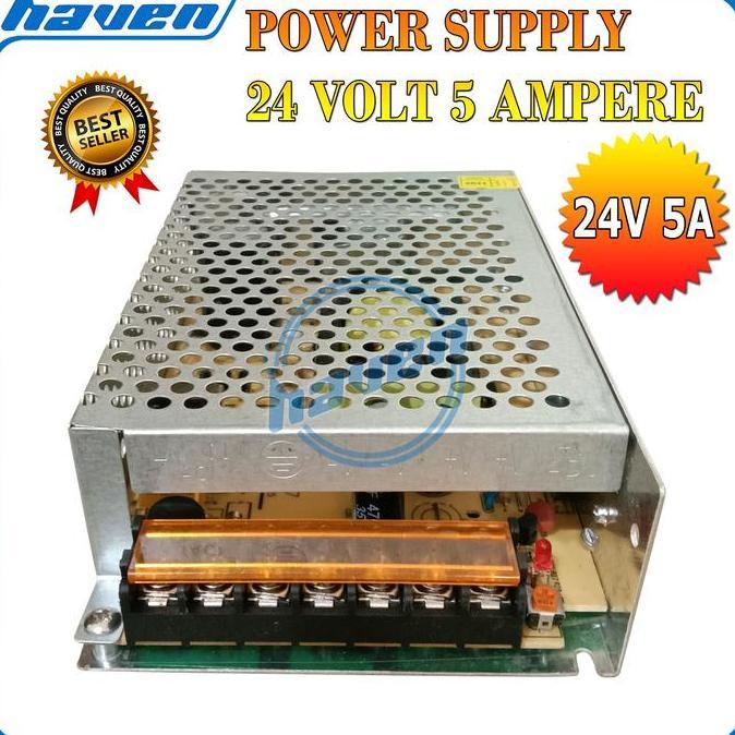 Whyyuo- Power Supply 24V 5A / Psu 24V 5A Switching Power