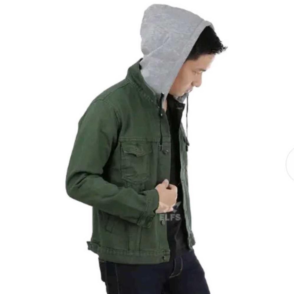 CUCI GUDANG Jaket Pria Tebal Import Jaket Jeans Hoodie Jaket Jeans Hoodie Pria Jumbo