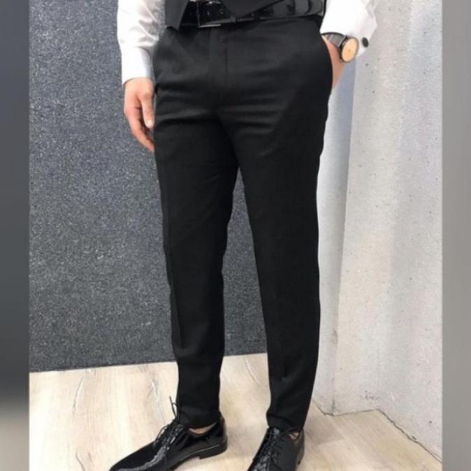 Celana Keper Kantor Pria Formal Panjang
