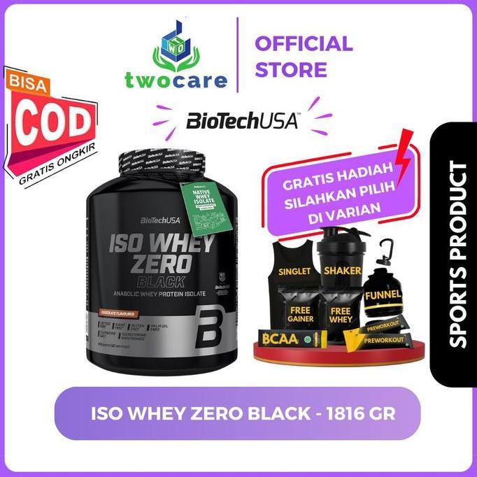 Biotech Usa Iso Whey Zero Black 1816Gr Isolate Whey Protein