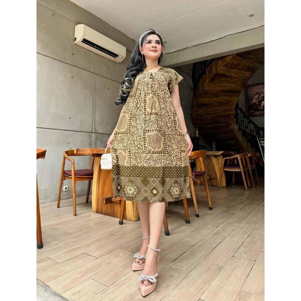 CUCI GUDANG (Cuci gudang) Daster Selutut Rayon Premium || Daster Kekinian Terbaru Bisa COD