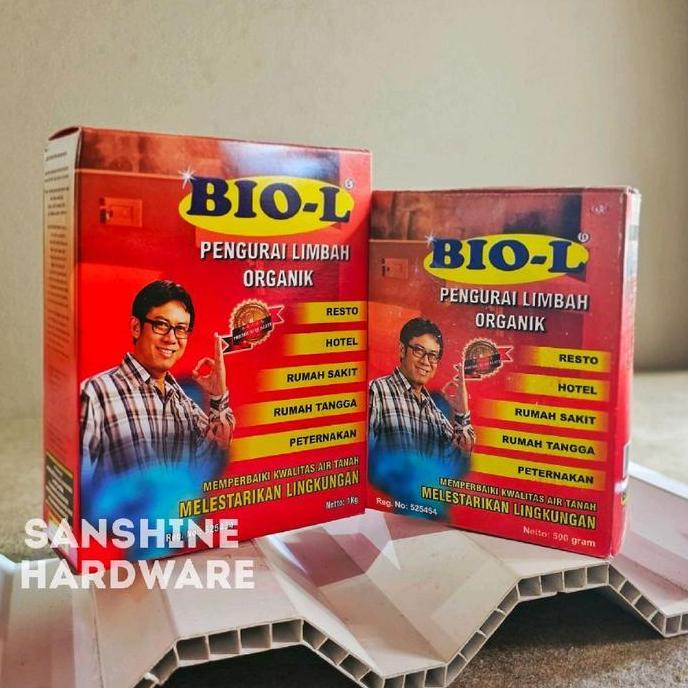 BIO-L 1kg Kuras WC Tanpa Sedot Bio L Pengurai WC Limbah Organik Pembersih WC