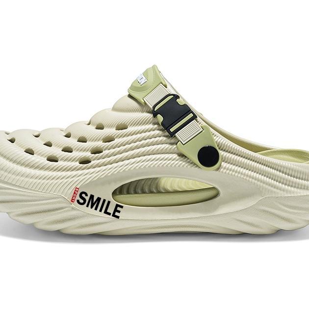 Langkah Sepatu Slip-On Wanita Smile Sandal Outdoor Sporty Anti Selip Nyaman Untuk Jalan Panjang Taha