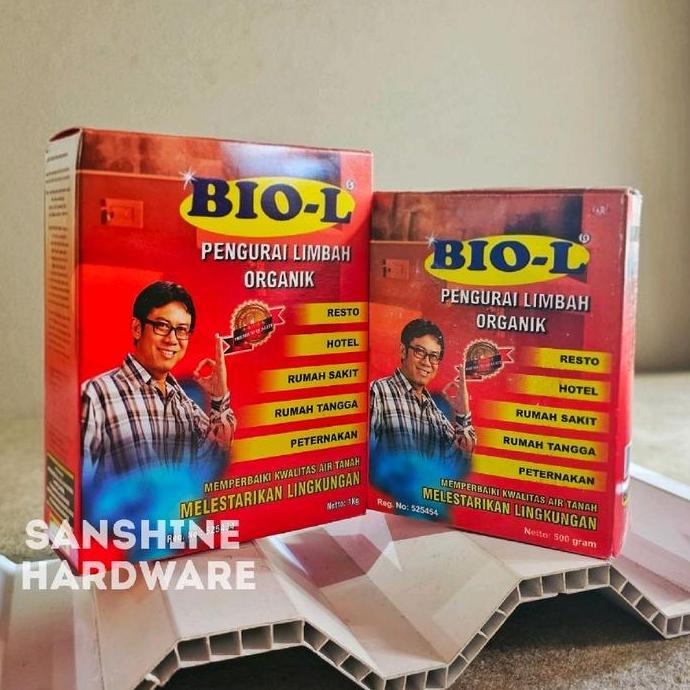BIO-L 1kg Kuras WC Tanpa Sedot Bio L Pengurai WC Limbah Organik Pembersih WC