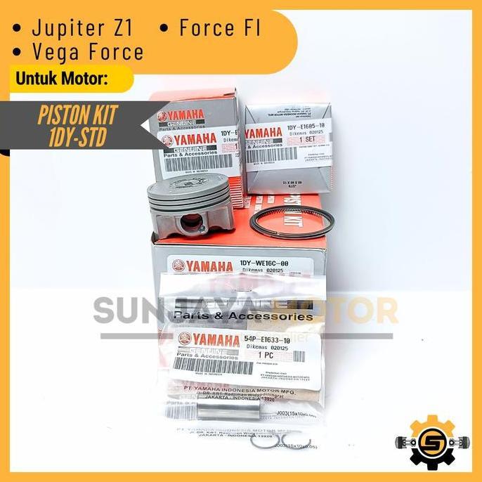Piston Kit Original Yamaha 1Dy Seher Jupiter Z1 Force Fi Vega Force Ori Ygp