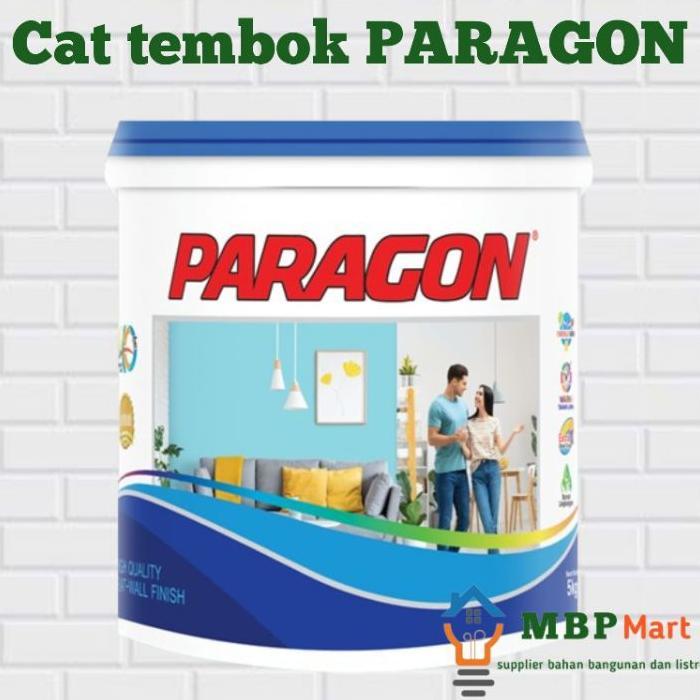 Paragon Cat Tembok 5Kg Putih / Hitam Vinyl Acrylic Emulsion Paint