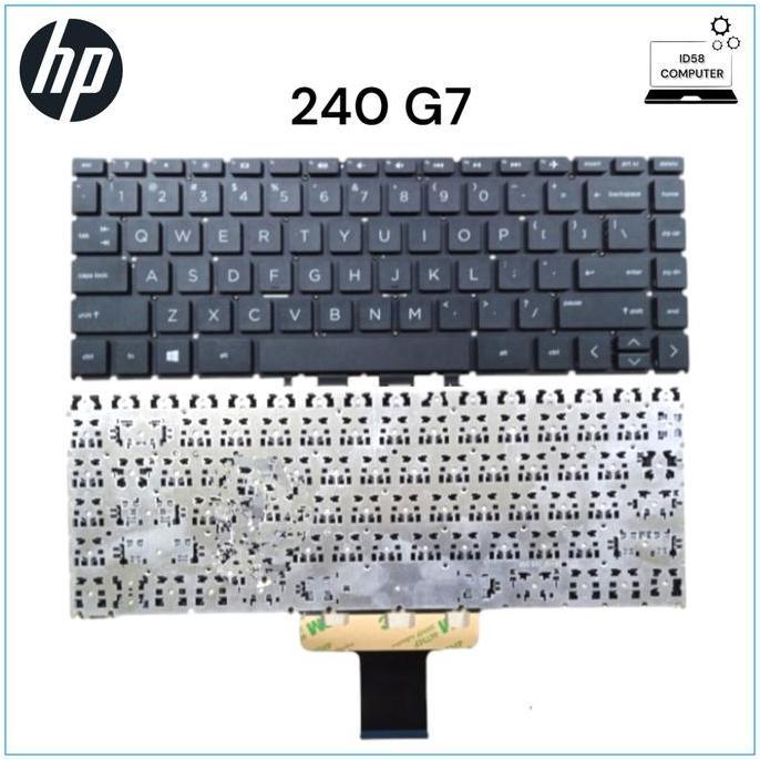 Keyboard HP 240 G7 hitam original
