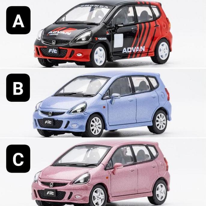 cv.danendra / GCD Honda Fit Sport Jazz Blue Pink Advan Diecast Mobil Diskon