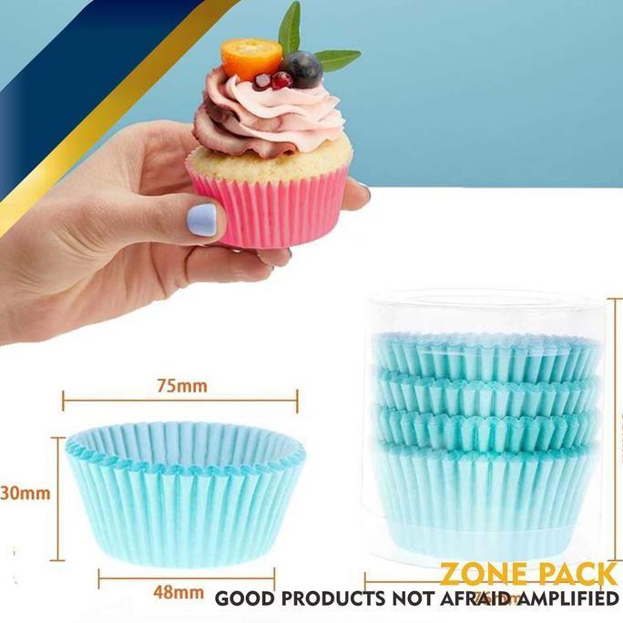 [100 PCS] Cup Kertas | Paper Cup CupCake | Cupcake Kertas Cangkir | Kue Kotak