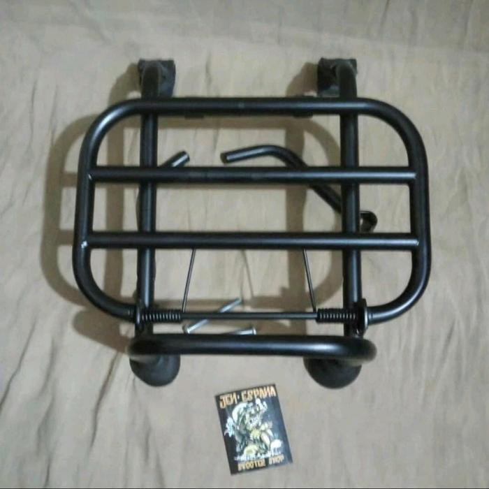 Front Rack Vespa Super Sprint Px Excel Exlusive Dll / Aksesoris Vespa Original Dan Terpercaya