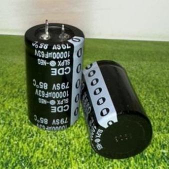 1PCS ELCO 10000 UF 63 V 10000UF 63V CDE ORIGINAL KOREA PENGGANTI 10000UF 50V 50 V 100V 100 V TEST VO