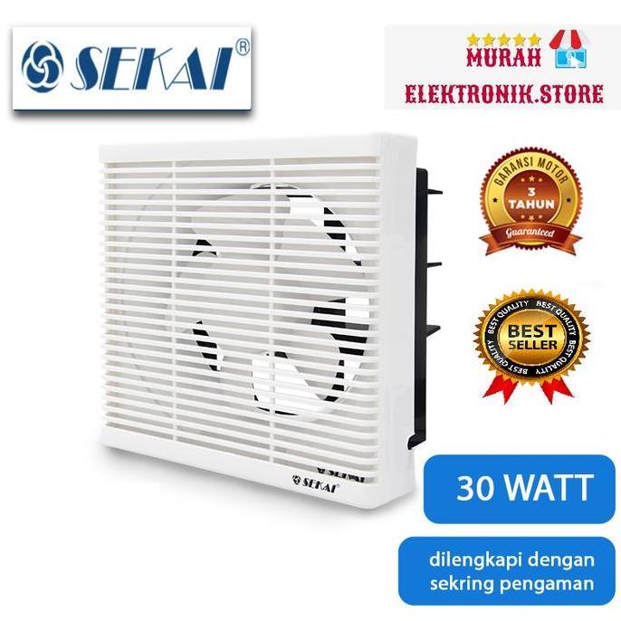 Sekai Exhaust Fan Dinding / Kipas Angin Hexos 8 Inch - Wef 890
