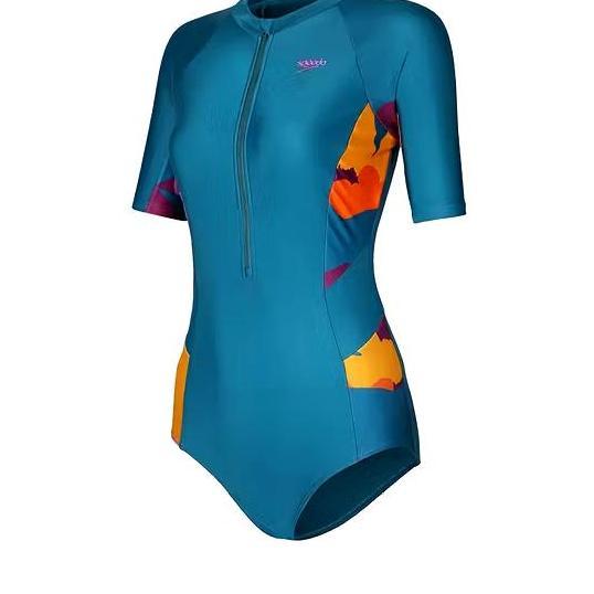 Baju Renang Wanita Speedo Original - Shorts Sleeve Swimsuit