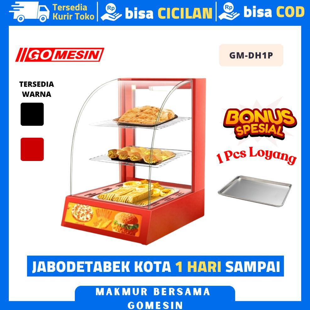SHOWCASE WARMER FRIED CHICKEN GOMESIN GM-DH1P ETALASE PENGHANGAT MAKANAN AYAM FRIED CHICKEN