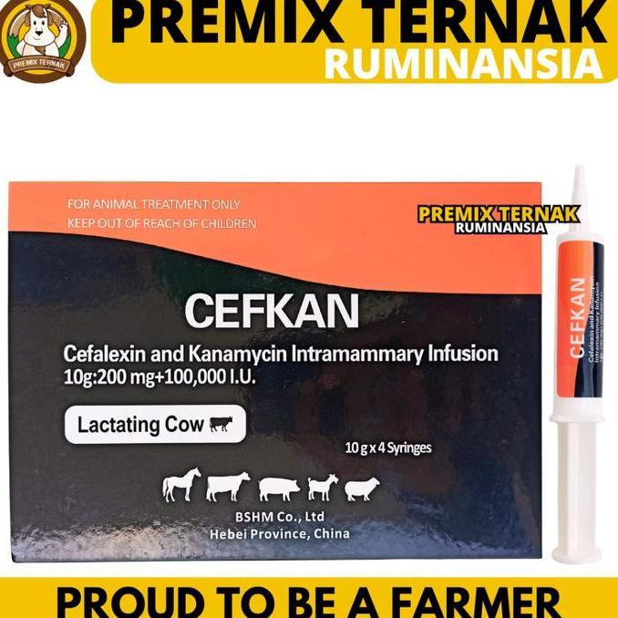 CEFKAN 10 GRAM - Obat Hewan Mastitis Kambing Sapi - Obat Mastitis Laktasi Ampuh Kambing Sapi Like Bi