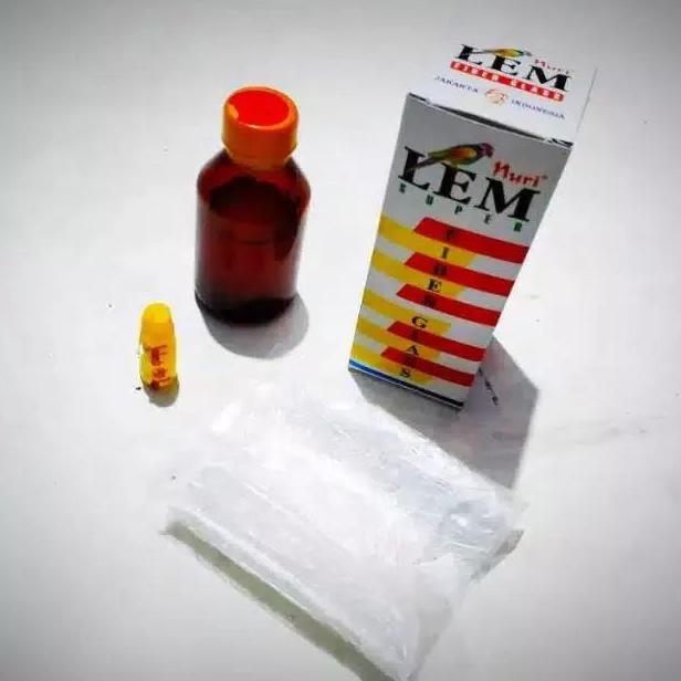 Promo Lem Penambal Tangki Air Lem Toren Talang Tangki Motor Resin Set Nuri Cod