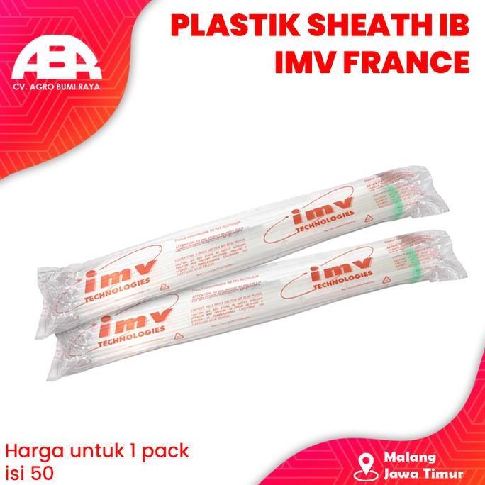 Plastik sheath untuk IB sapi kambing kuda merk IMV france