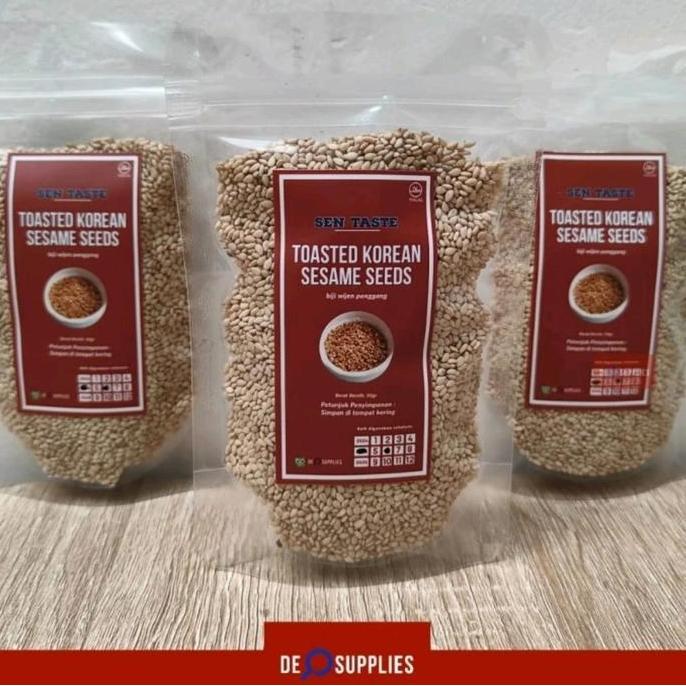 Biji Wijen Panggang Sangrai Korea Sentaste 50gr - Korean Sesame Seeds
