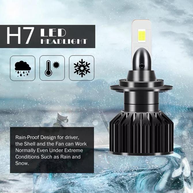 Lampu Led Mobil H4 H7 H11 CSP Chip 3570 Infitary