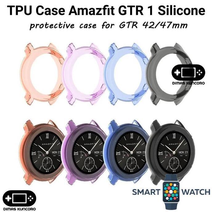 TPU Case Amazfit GTR 1 Silicone Silikon 42mm 47mm Cover Bumper Soft