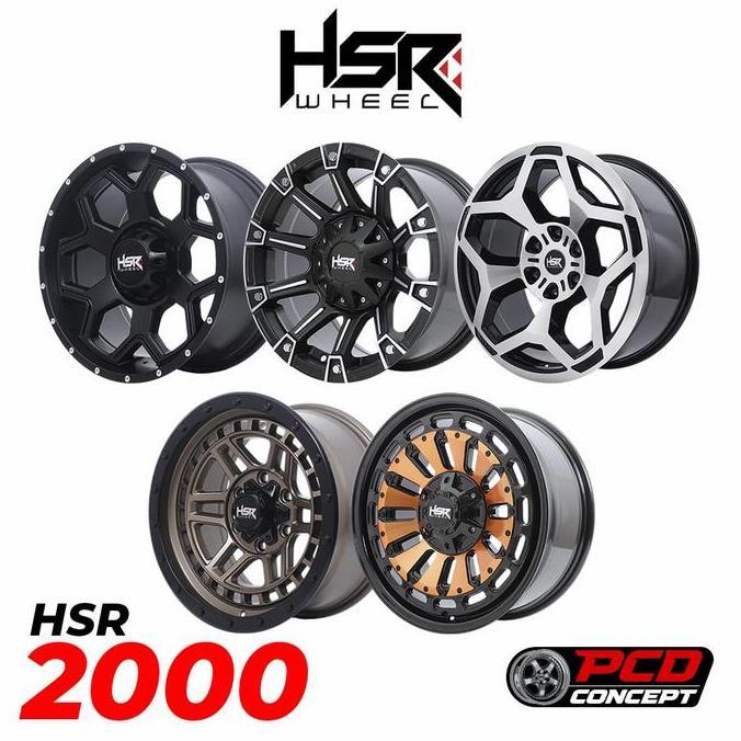 Terlaris Velg Ring 14 - Ring 22 Hsr-Wheel 2000