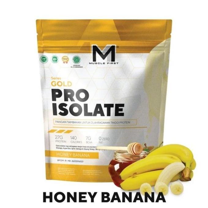 M1 Muscle First Gold Pro Isolate 2 Lb 2Lbs 2 Lbs Bpom Susu Whey Protein Isolate