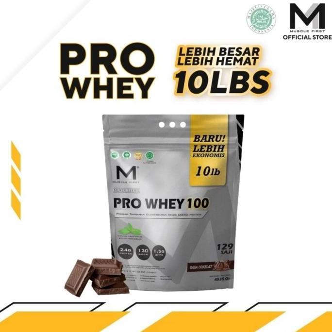 Pro Whey 100 Muscle First Susu 10 Lbs Bpom Halal Protein Prowhey 10Lbs