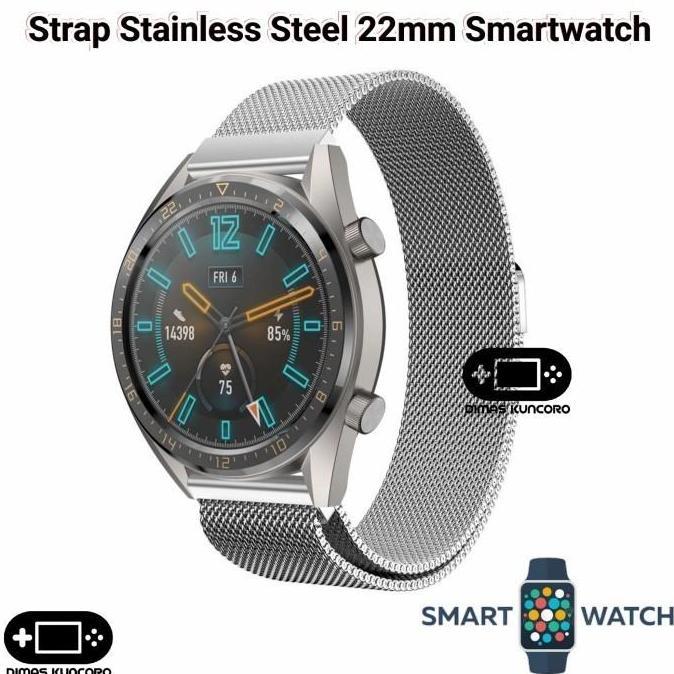 Strap Stainless 22mm aukey sw-1s sw-2p smartwatch 1 pro 2 ultra steel