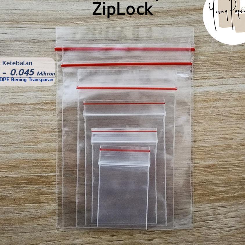 Plastik Klip Zip Lock / Ziplock Ldpe Serbaguna Utk Makanan/Baju/Dll  (Per 1 Kg)