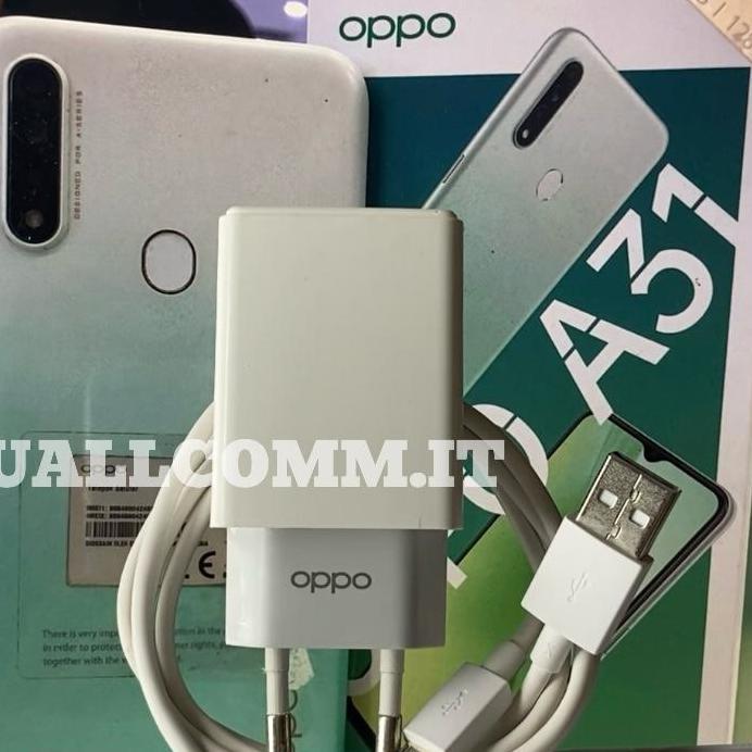 Charger Oppo A31  Micro Usb Original Bawaan Hp Fast Charging