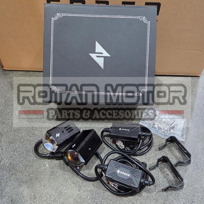 cvrewango / MINI PROJIE SABER SR1 NANO S V3 /  SABER SR 1 NANO V3 Blue Lens 2X25W / LAMPU TEMBAK SAB